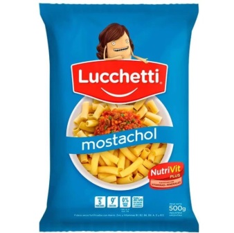 FIDEOS LUCCHETTI MOSTACHOL 500GR